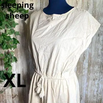 [ 슬리핑 시프 ] 올인원 XL 슬리브리스 허리 리본 맥시