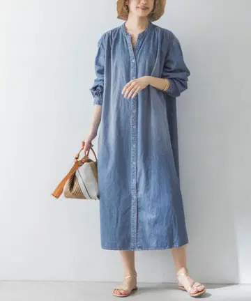 URBAN RESEARCH 데님 셔츠 원피스