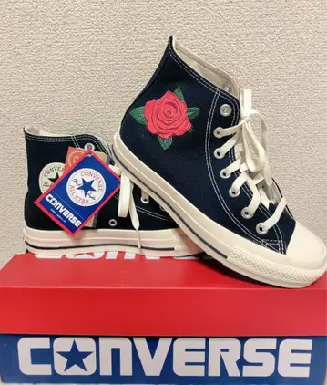 CONVERSE 하이컷 스니커즈 블랙 23.5cm 여성용
