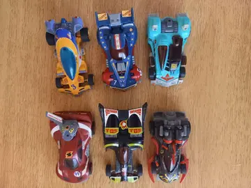 타카라 신세기GPX사이버 포뮬러 1/48 조립 완료 6대 세트