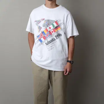 1990's MadeinUSA Printed T-shirt 111212