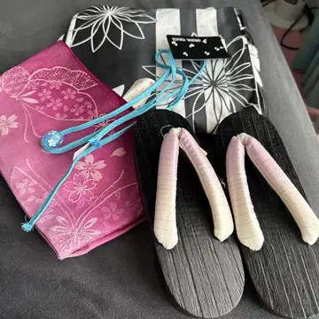유카타 세트, 유카타, 오비, 일본 나막신, 오비 고정 띠