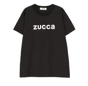 새상품 zucca 블랙 티셔츠