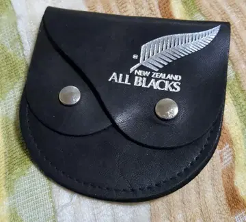 ALL BLACKS 블랙 가죽 코인 케이스