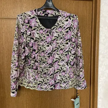 Teiza 노카라 자켓 꽃무늬 자수