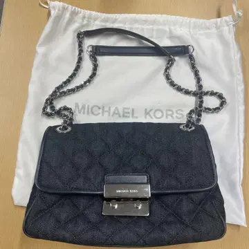 MICHAEL KORS 다크 블루 숄더백