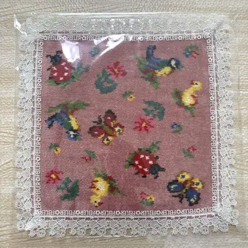 페일러 치카자와 레이스 하이디 레이스 손수건 핑크