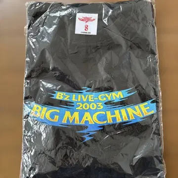 B'z LIVE-GYM 2003 BIG MACHINE 티셔츠 S 사이즈