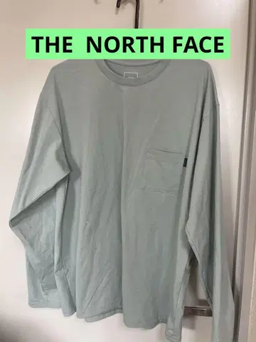 THE NORTH FACE 긴팔 T셔츠 XL 민트 그린