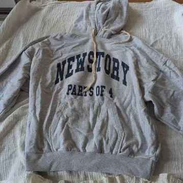 NEWSTORY 후드티 그레이