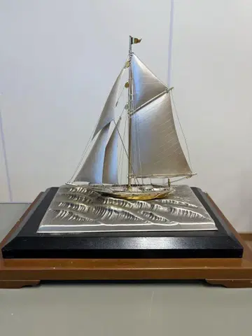 돛배 모형 실버골드 SILVER 970 관리번호 S-R9