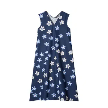 UNIQLO marimekko 유니클로 x 마리메꼬 V넥 플레어 원피스