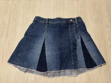 아르마니 익스체인지 데님 스커트 랩 스커트 새상품급