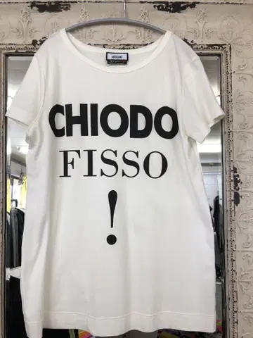 MOSCHINO 모스키노 화이트 티셔츠 M