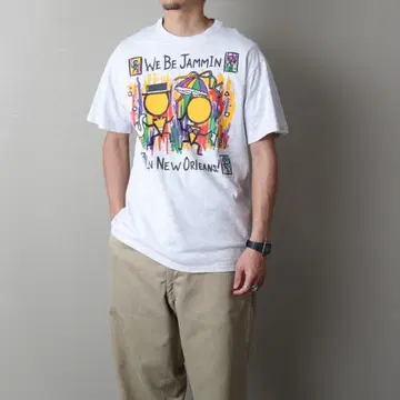 1990's MadeinUSA Printed T-shirt 111166