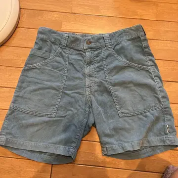 H&M 코듀로이 숏팬츠 사이즈 2 파랑