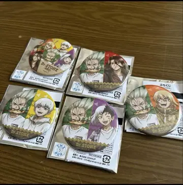 Dr. STONE 쁘띠 복권 캔뱃지 세트