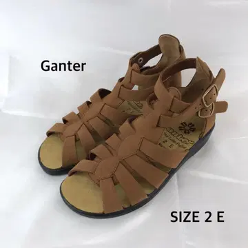 컨디션 최상 Ganter 가죽 샌들 사이즈 2E