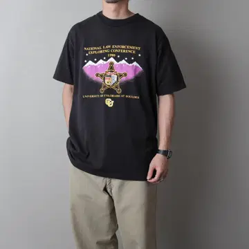 1990's MadeinUSA Printed T-shirt 111174
