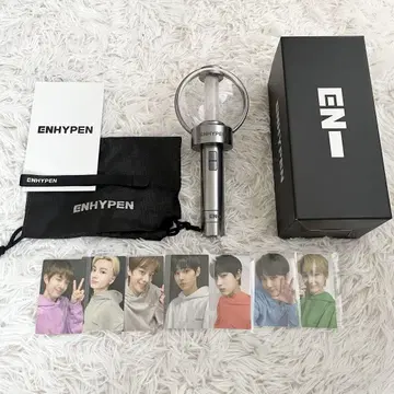 ENHYPEN 응원봉 ver1 트레이딩 카드 포함