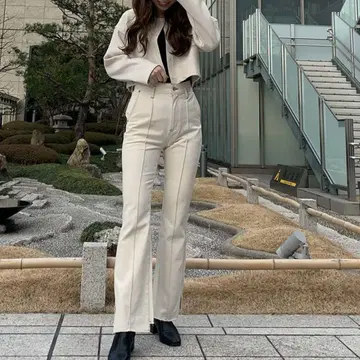 FREE'S MART 플레어 팬츠 데님 팬츠