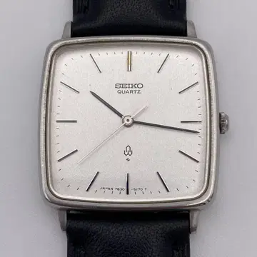 SEIKO QUARTZ 스퀘어 남성용 쿼츠 시계 7830-5140