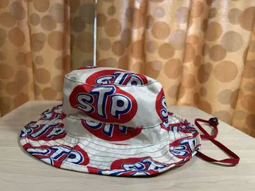 미사용 STP 로고 버킷햇, 조절 가능한 스트랩 포함