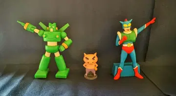 칸탐 로봇 & 액션 가면 & 부리부리자에몽 피규어 짱구는 못말려