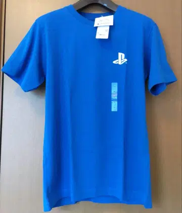 유니클로 UT PlayStation 티셔츠 M 사이즈 파랑 새상품
