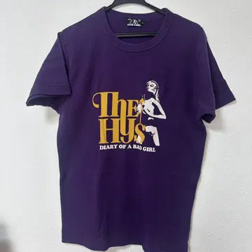 HYSTERIC GLAMOUR 퍼플 티셔츠 L