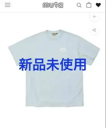 muta 2025 티셔츠 민트 스카이블루 S