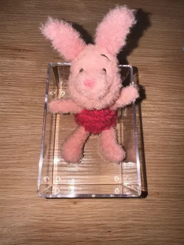 디즈니 피글렛 봉제 인형 이요르 푸우 인형 배지