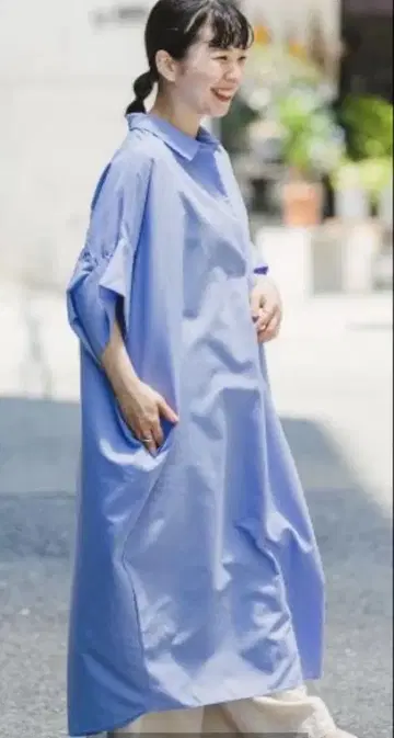 ITEMS URBAN RESEARCH 돌먼 셔츠 원피스