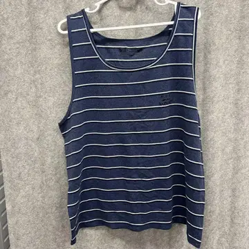 BLUCO WORK GARMENT 네이비 스트라이프 탱크탑 XL