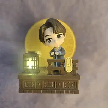 BTS JIN - Tiny Tan 달마중 Figure
