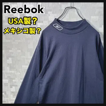 Reebok 리복 롱T 긴팔 티셔츠 네이비 남성용 L 무지