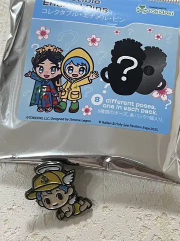 간사이 엑스포 이탈리아 파빌리온 핀 배지 천사