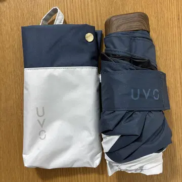 UVO 접이식 양산 네이비/화이트