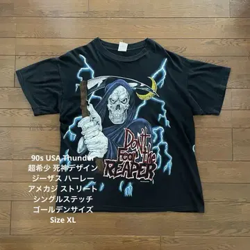 90년대 USA Thunder 초레어 사신 골든 사이즈 싱글 스티치