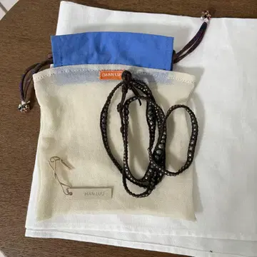 CHAN LUU 다크 브라운 팔찌