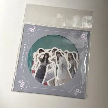미개봉 새상품 사쿠라자카 카페 스티커 세트