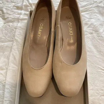 빈티지 OSAKI 베이지 로퍼 24cm 일본제