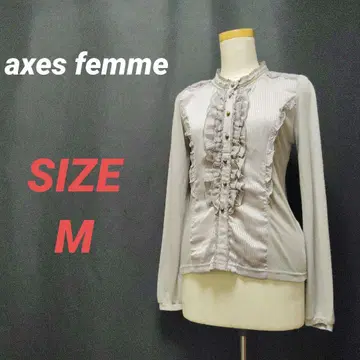 axes femme 엑시즈팜 프릴 티셔츠 블라우스 레이스