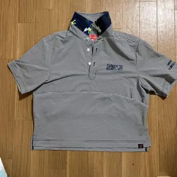 New Balance 체크 무늬 골프 셔츠