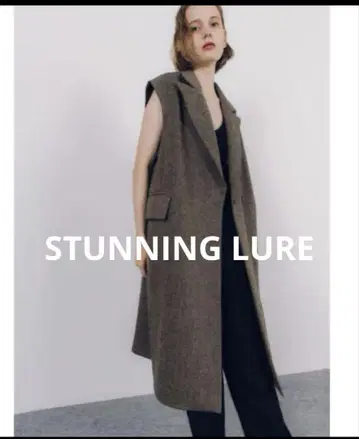 STUNNING LURE 헤링본 테일러드 베스트