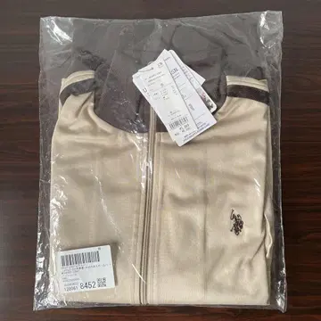 U.S. POLO ASSN. 별주 라인 트랙 자켓 베이지