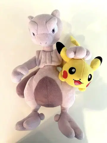 포켓몬 뮤츠&피카츄 봉제 인형