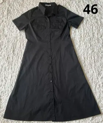 23구 원피스 46 사이즈 블랙 4L