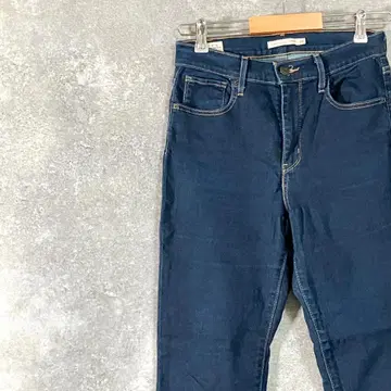 Levi's 데님 팬츠 청바지 스트레이트 무지 인디고 블루