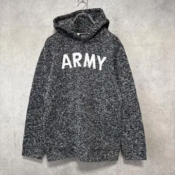 [ volcanic ] L 사이즈*후드 후드티*따뜻한*ARMY*속기모